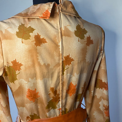 60s style orange dress