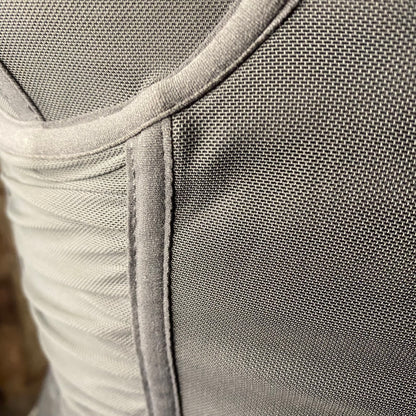 Grey lingerie corset top