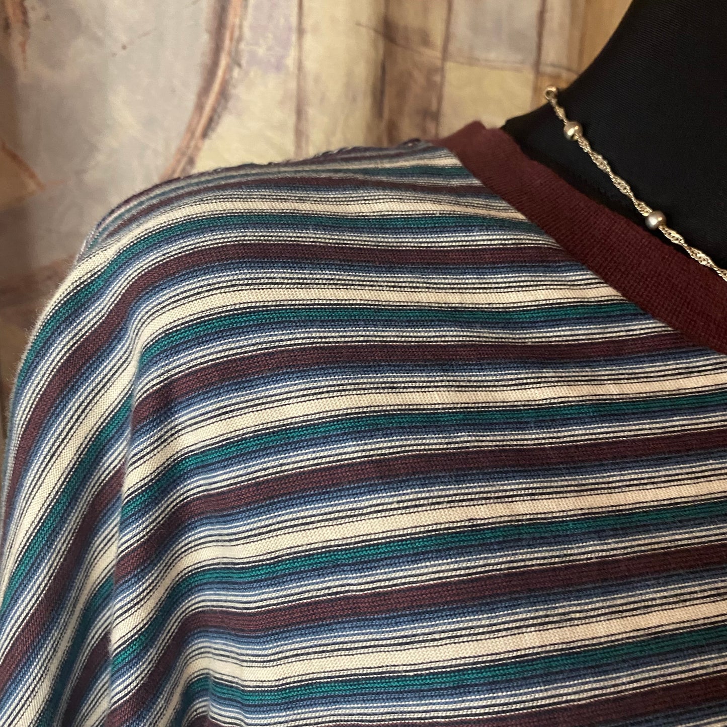 Striped colourful sweatshirt