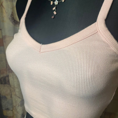 Light pink crop top