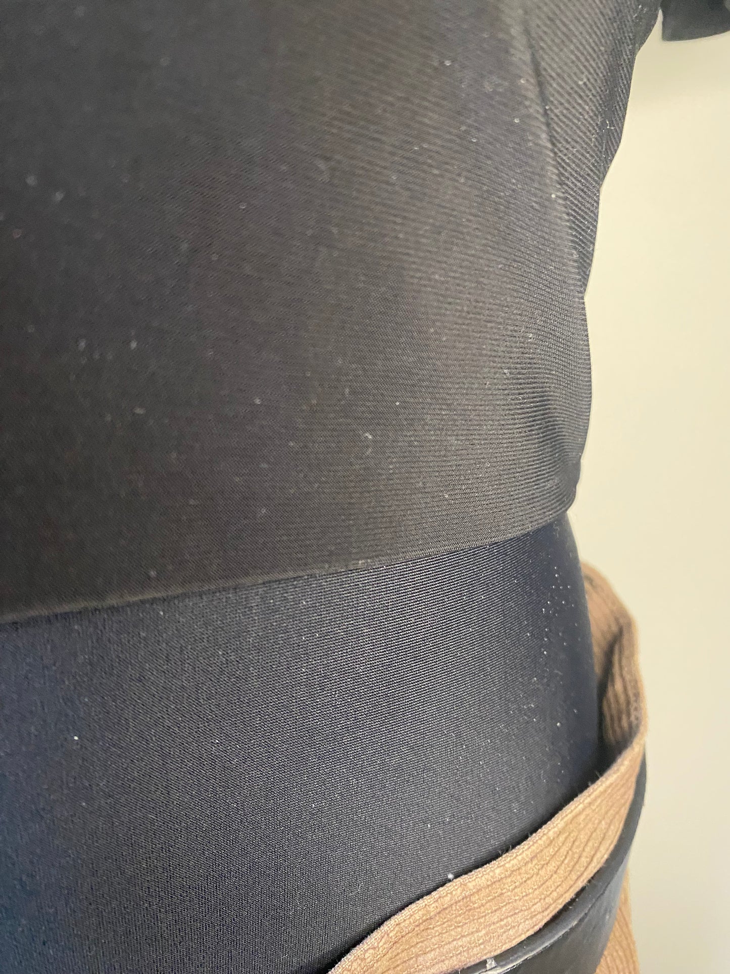 Black designer cropped top