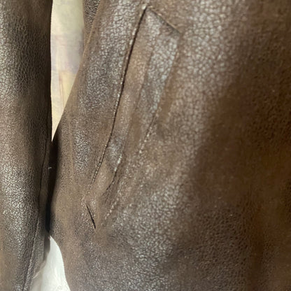 Leather-type material jacket