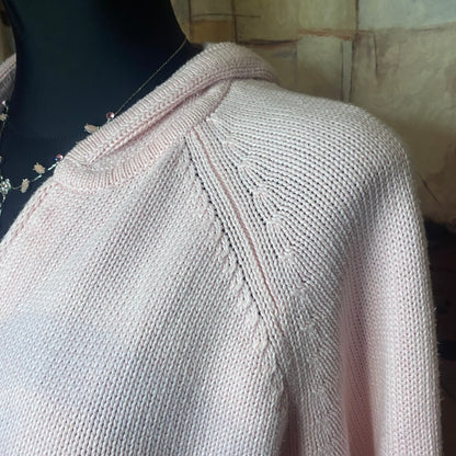 Light pink knit jacket