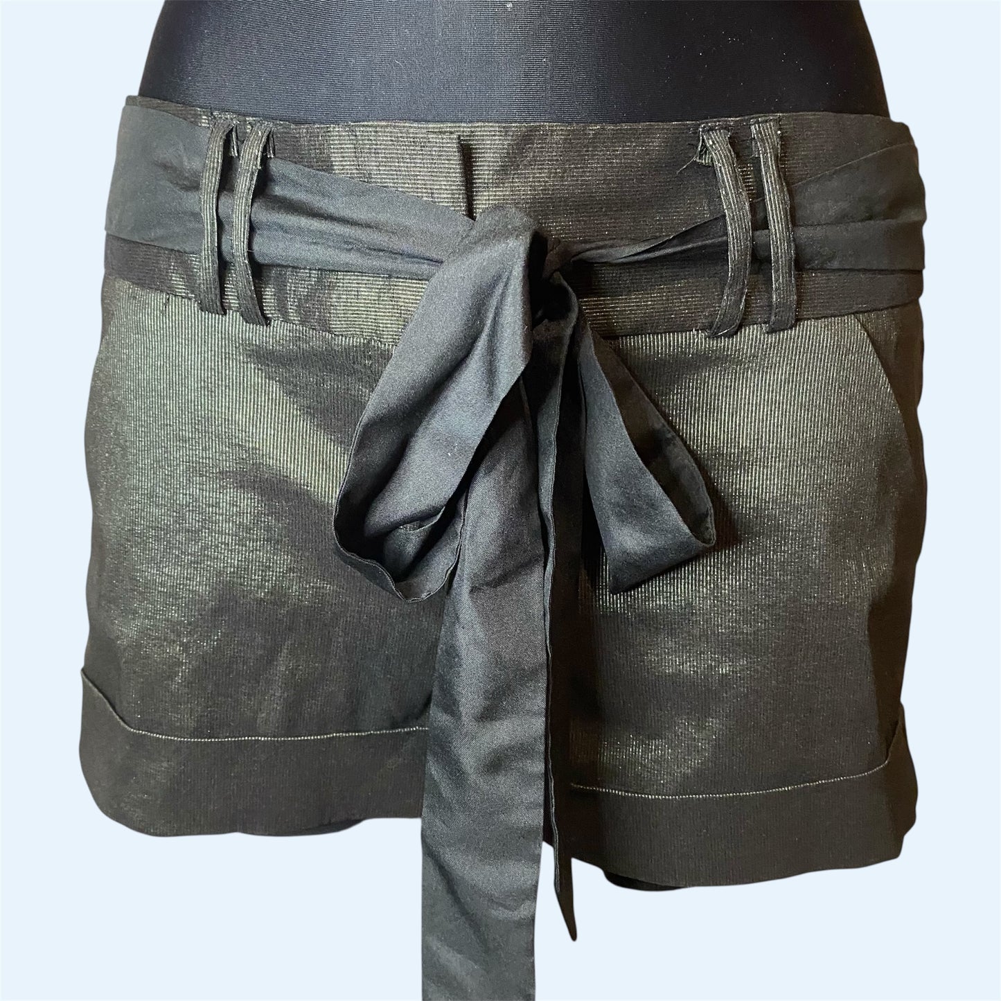 Glittery ribbon shorts