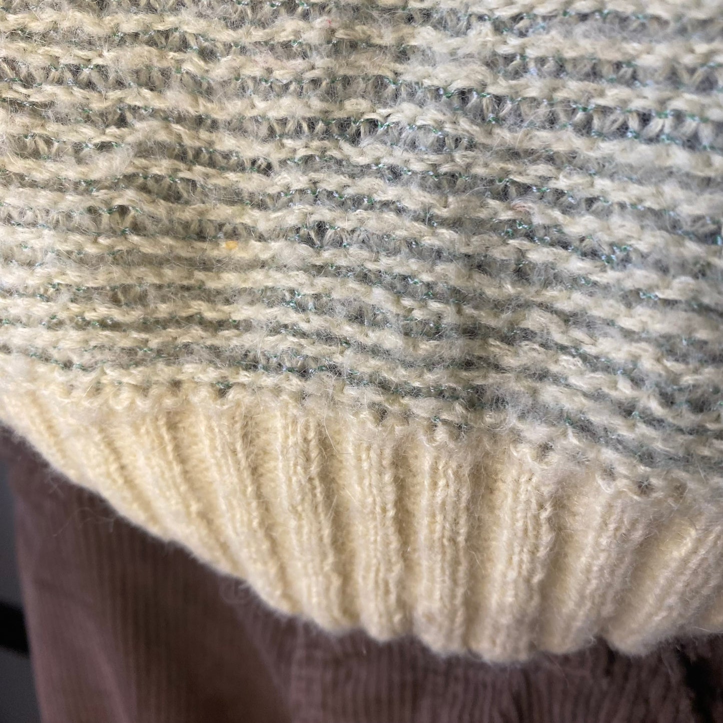 Vintage blue-beige sweater