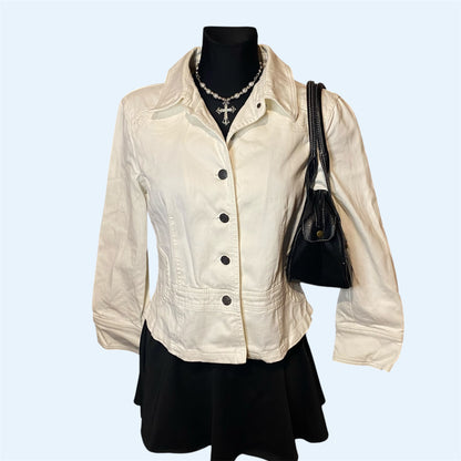 Armani Jeans authentic white jean jacket