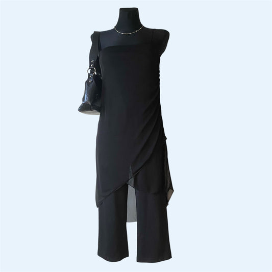 Vintage black fairycore jumpsuit