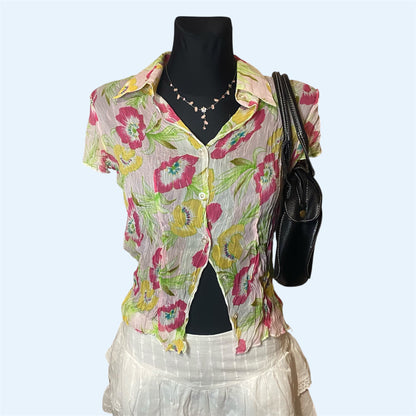 Fairy floral blouse