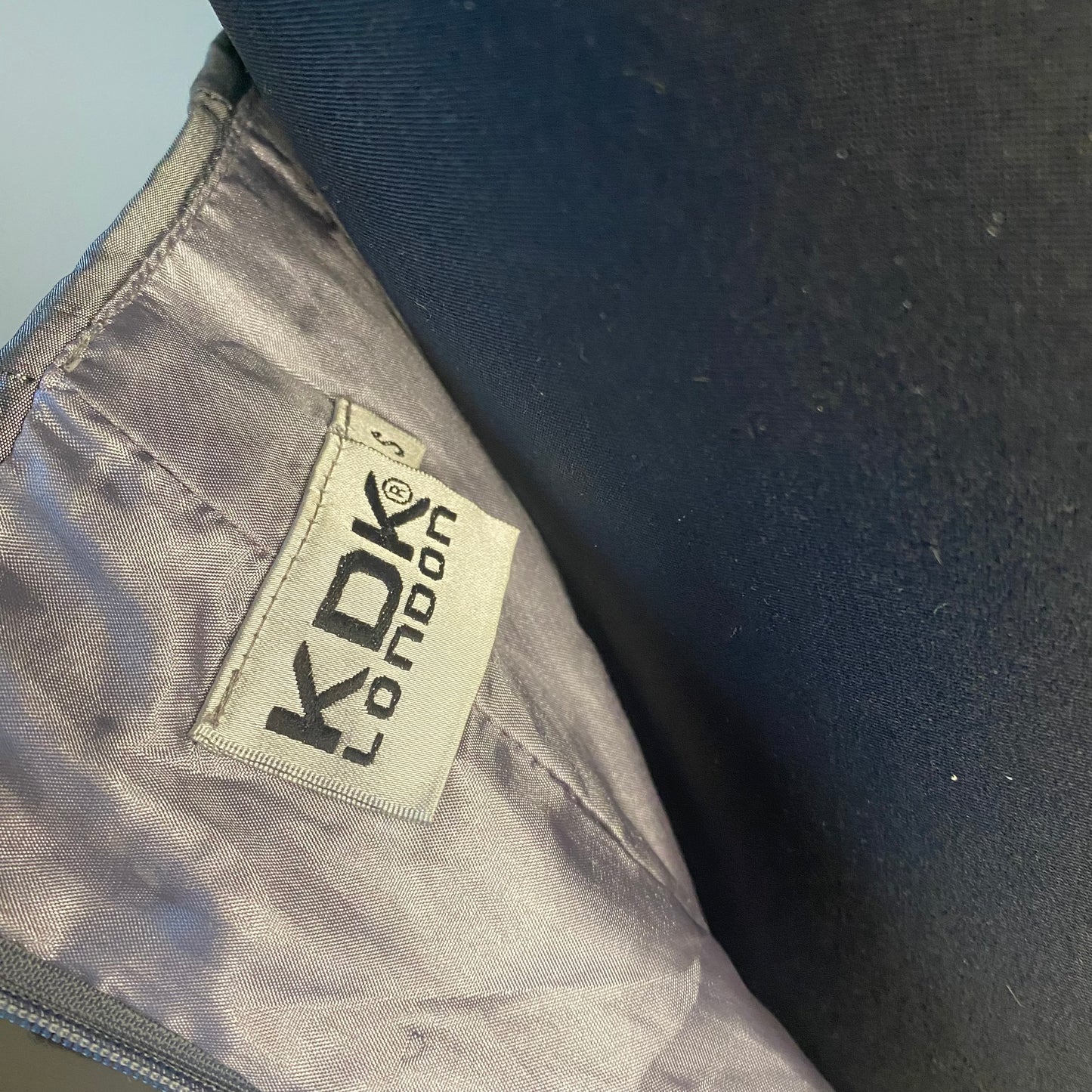 Vintage grey strapless dress