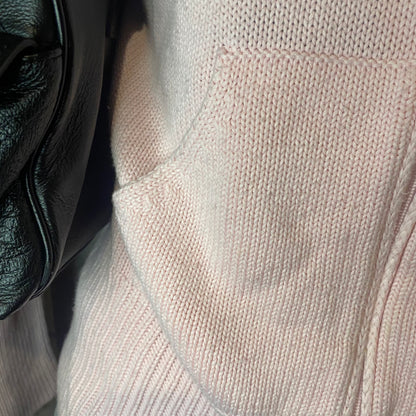 Light pink knit jacket