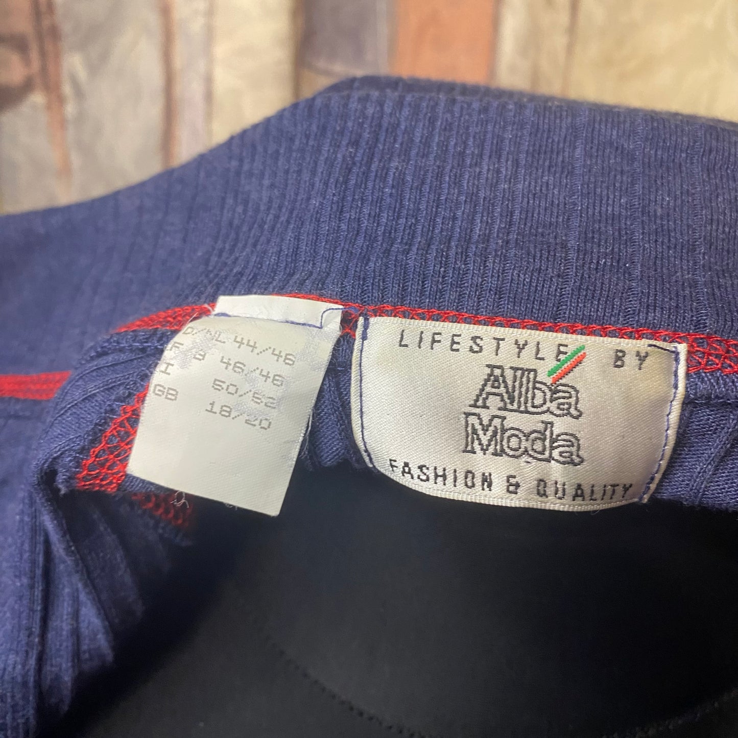 Vintage navy sweater jacket