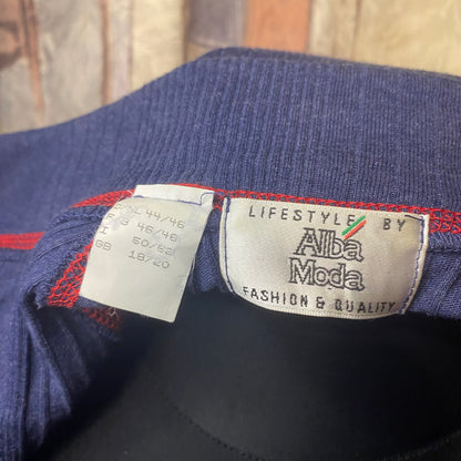 Vintage navy sweater jacket