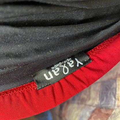 Vintage red midi skirt