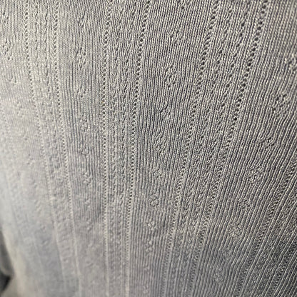 Blue button sweatshirt