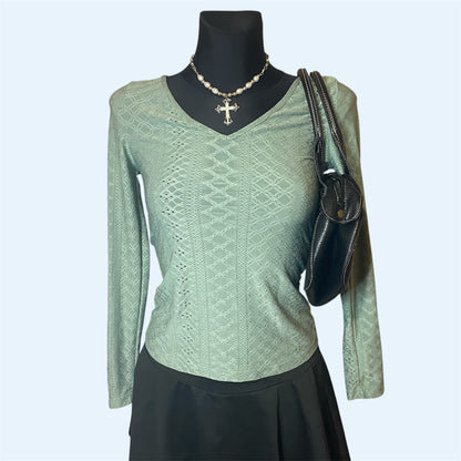 Dirty green sweatshirt