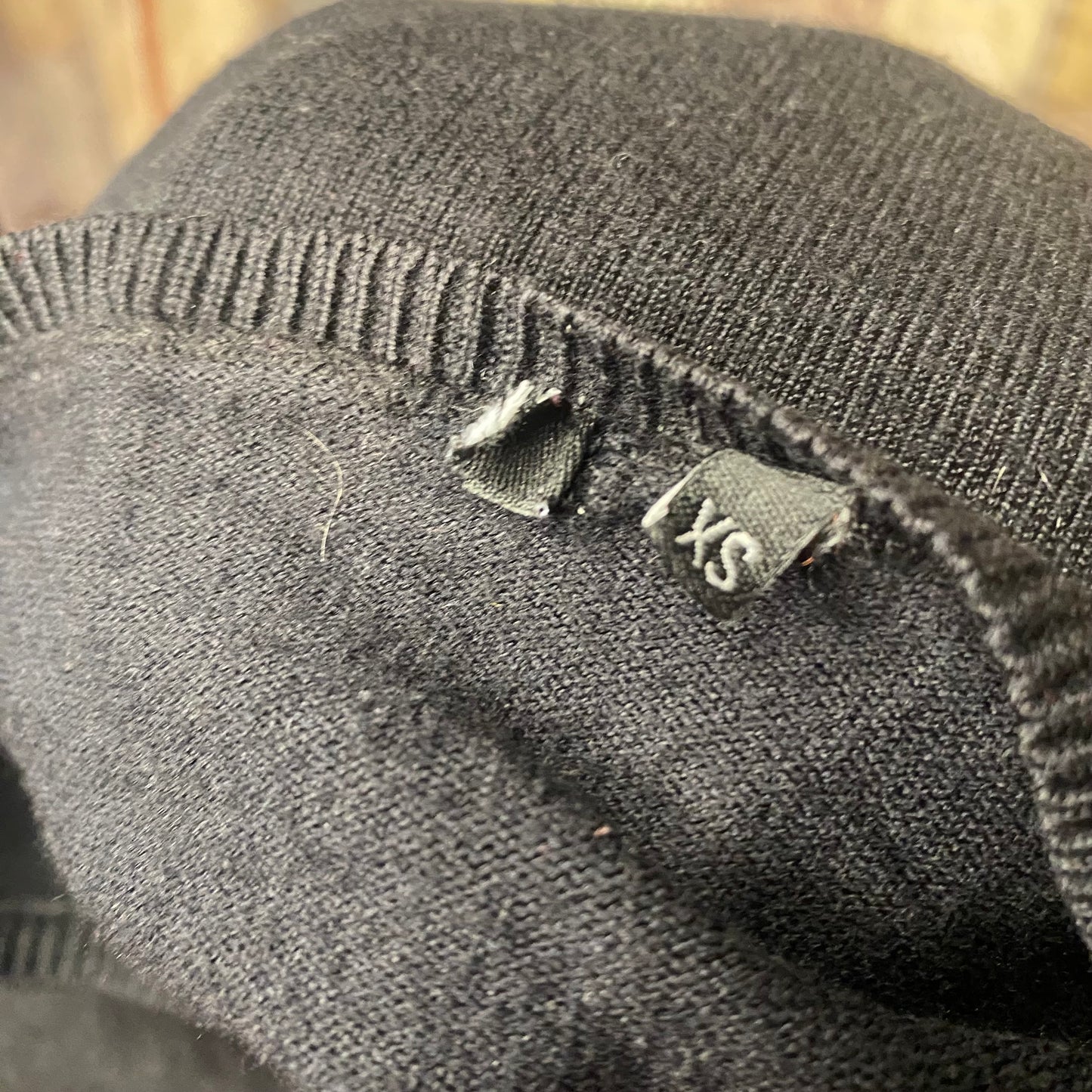 Black button-up cardigan