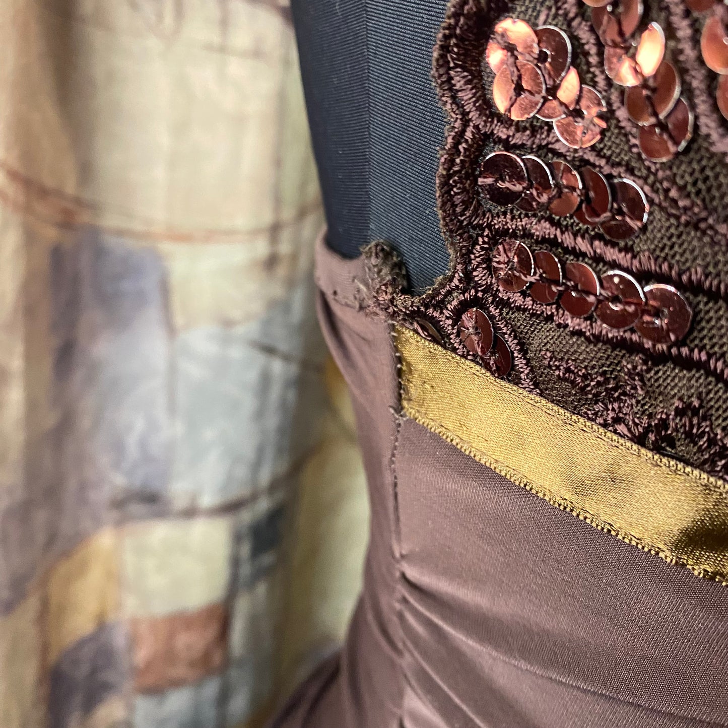 Vintage brown fairy dress