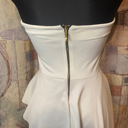 White vintage romper