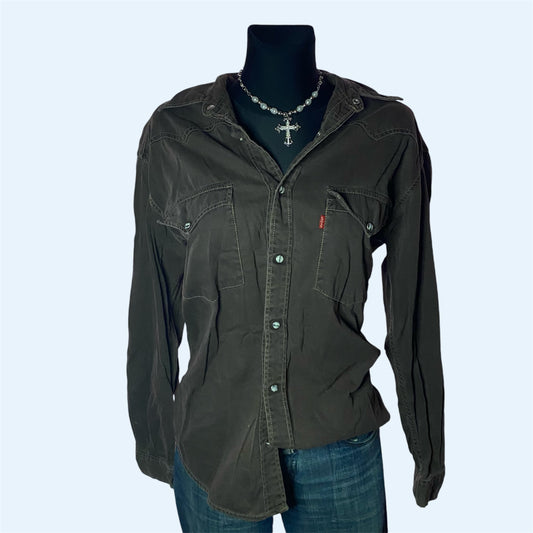 Brown vintage Levi’s denim jacket