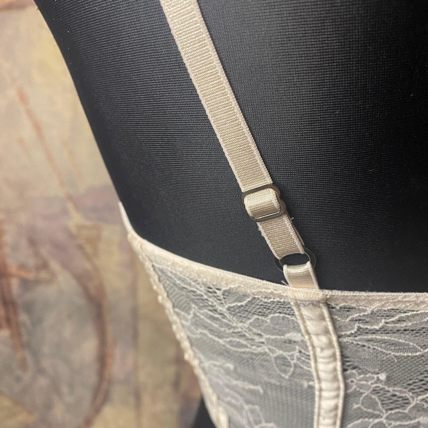 White corset lingerie