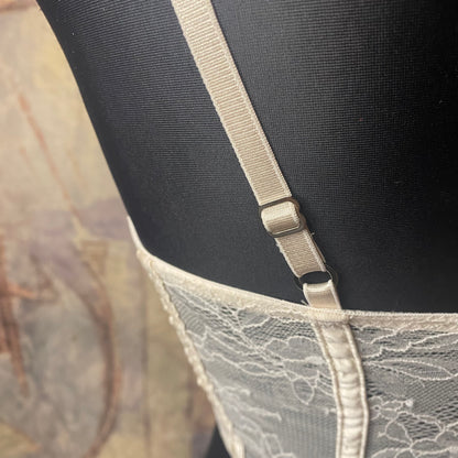 White corset lingerie