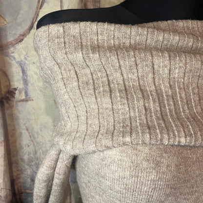 Vintage tan sweater dress