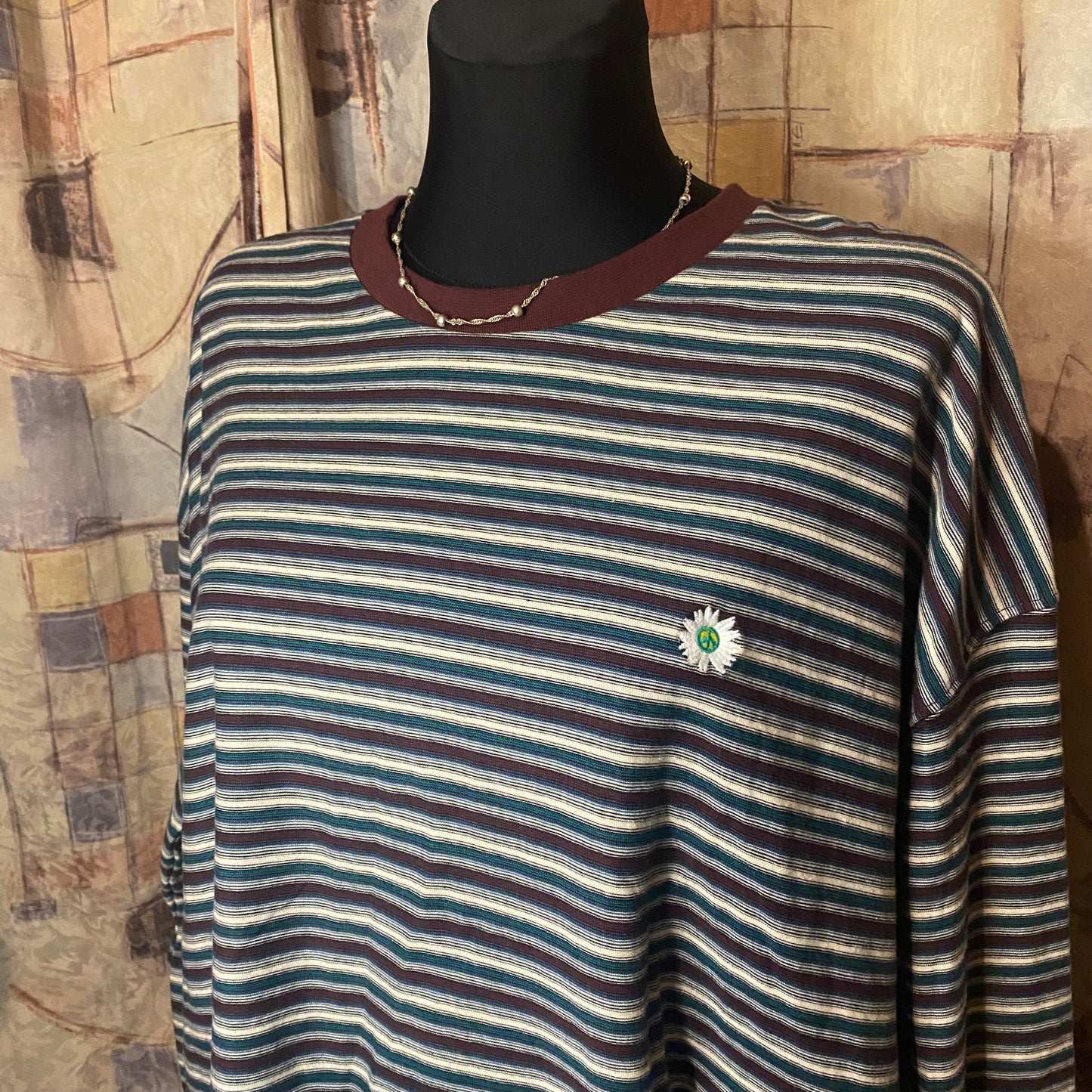 Striped colourful sweatshirt
