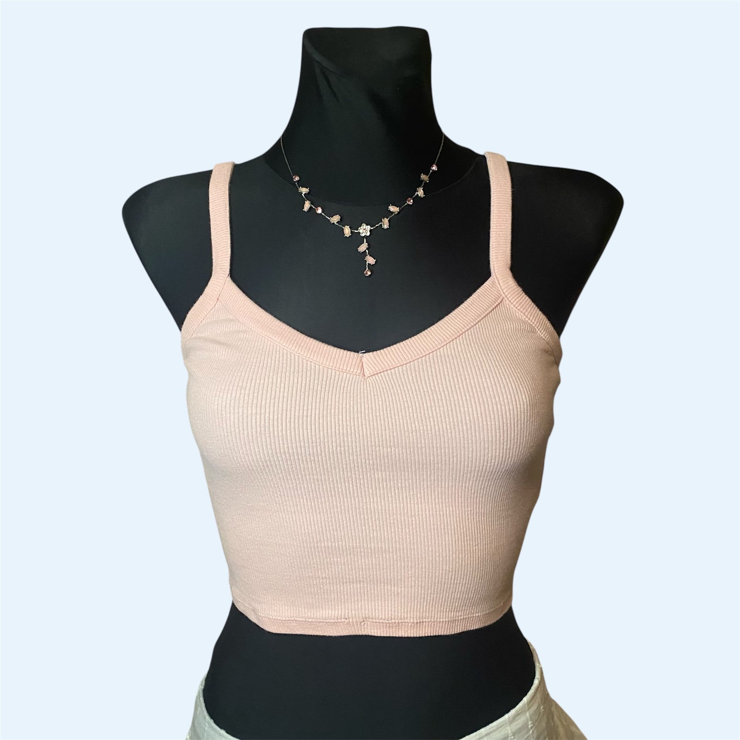 Light pink crop top