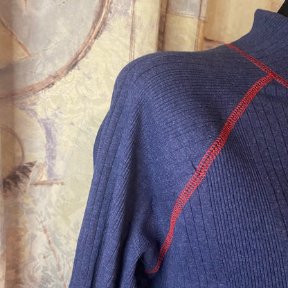 Vintage navy sweater jacket