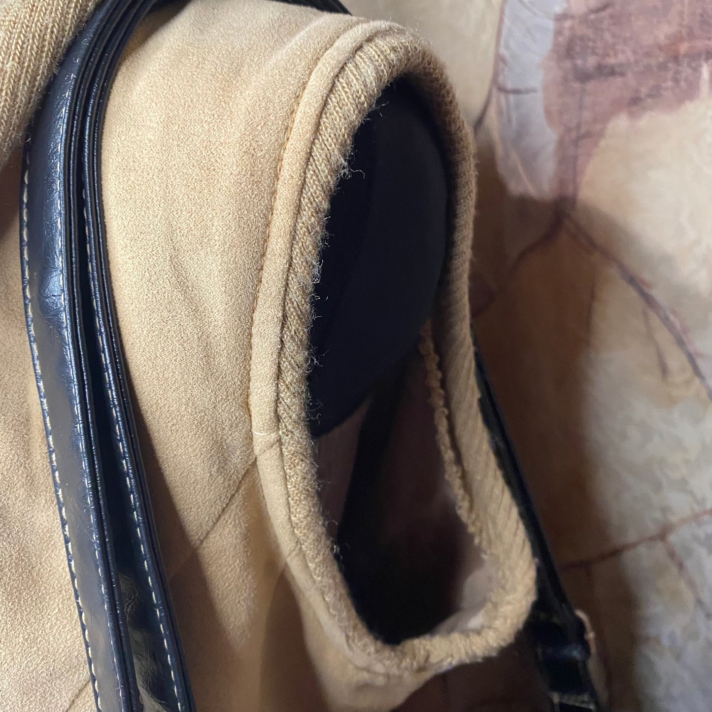 Vintage western vest with a hood