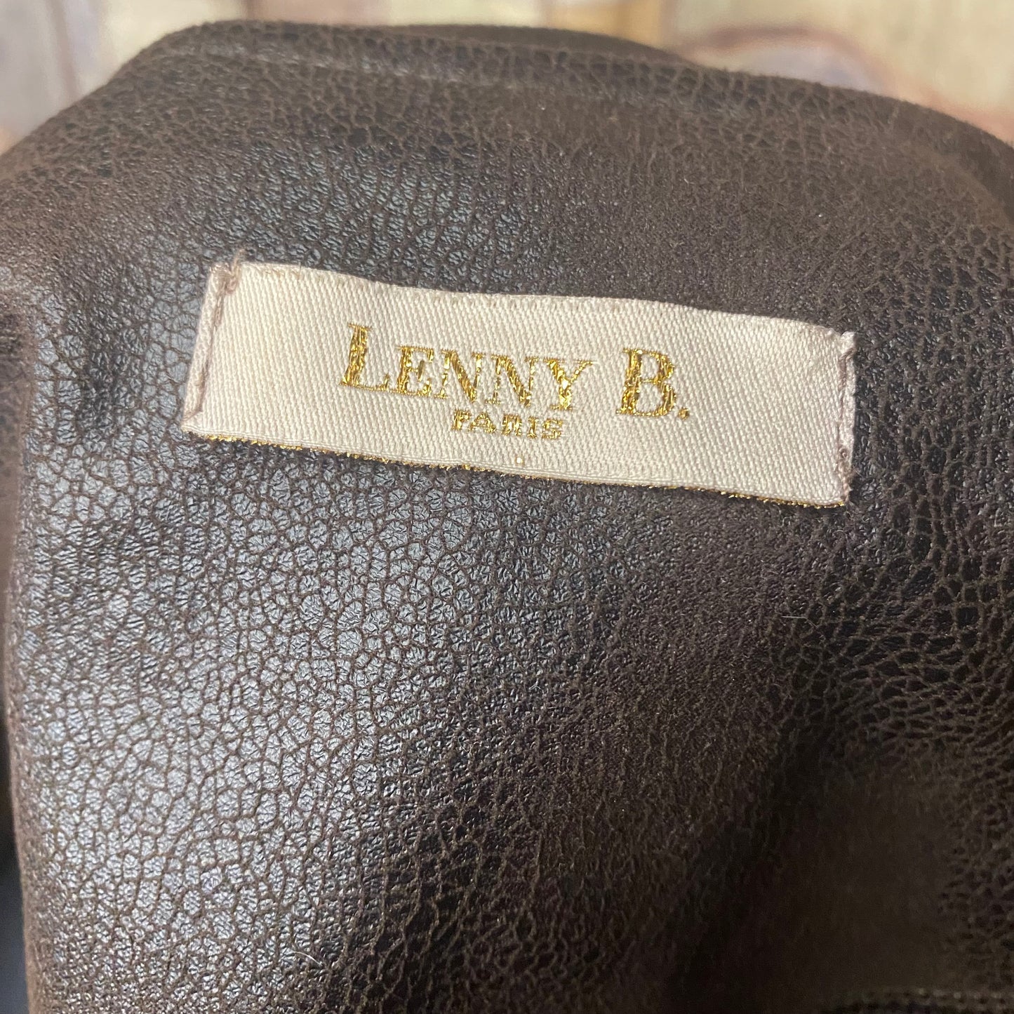 Leather-type material jacket