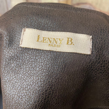 Leather-type material jacket