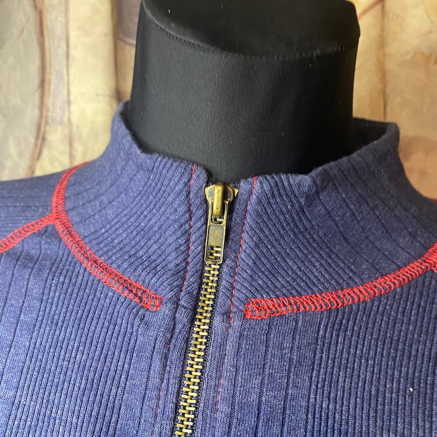 Vintage navy sweater jacket