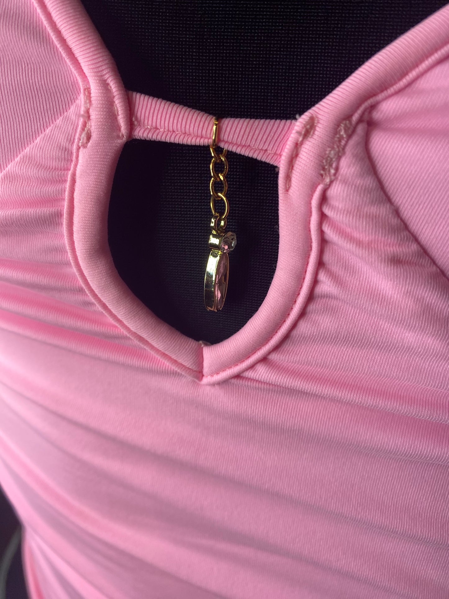 Unique pink cami top