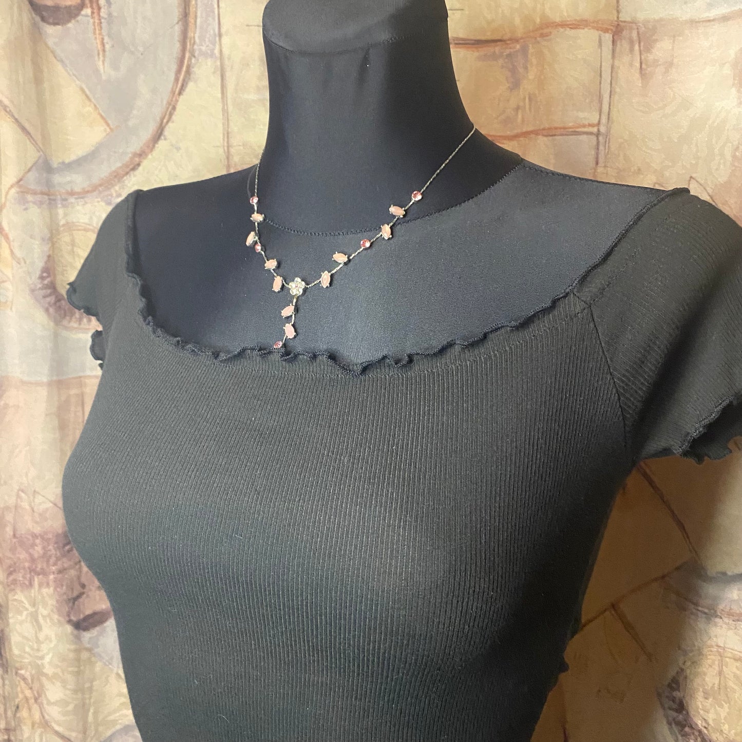 Basic black off-shoulder top