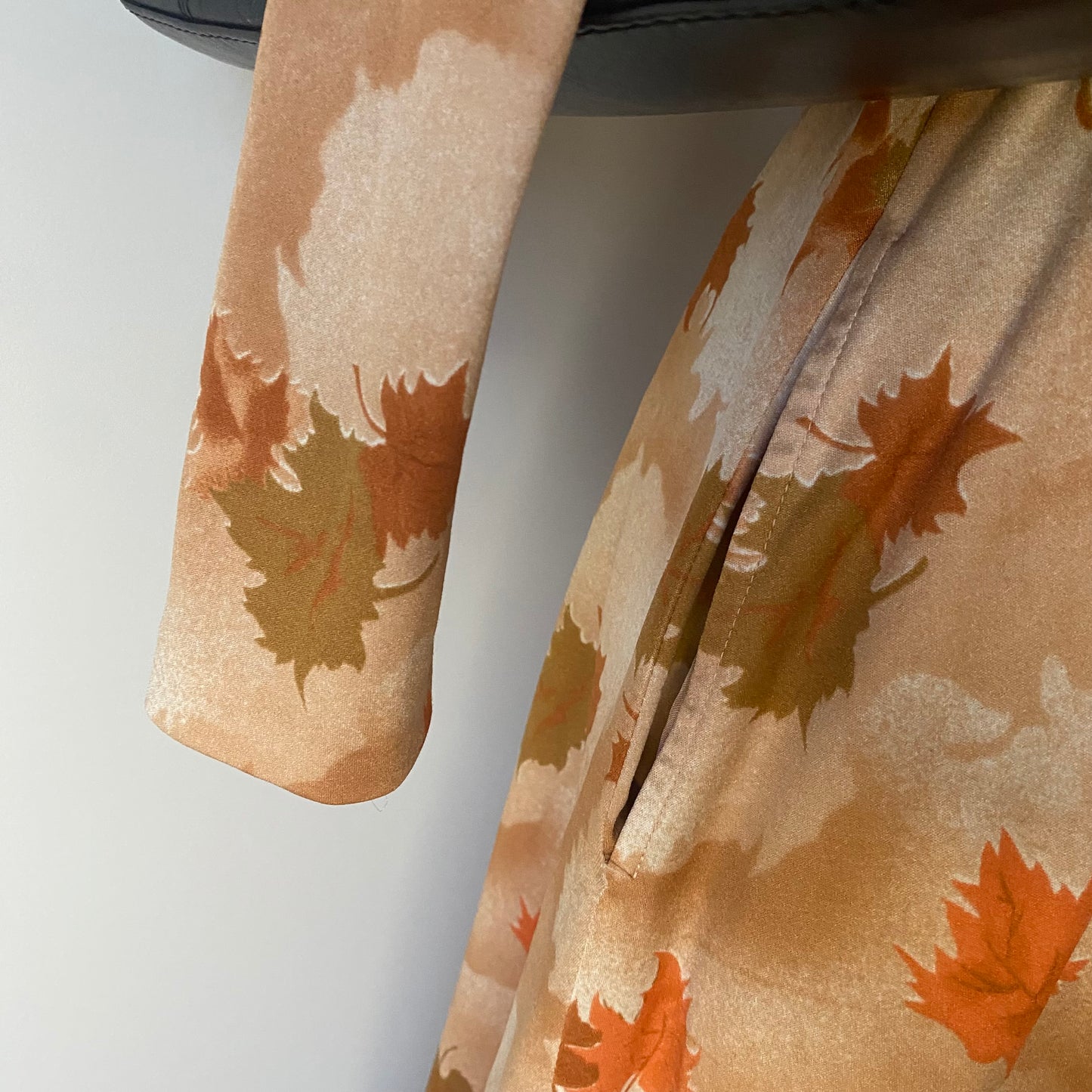 60s style orange dress