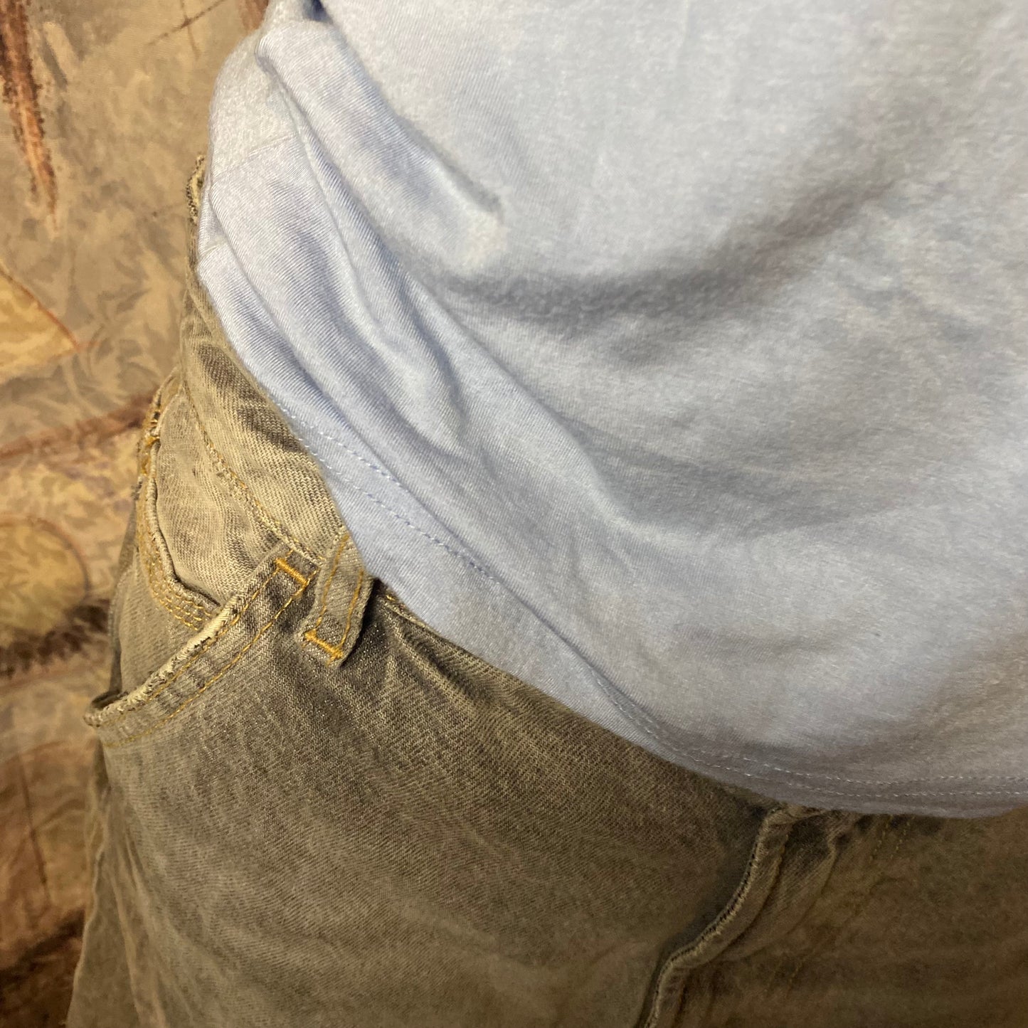 One shoulder baby blue y2k top