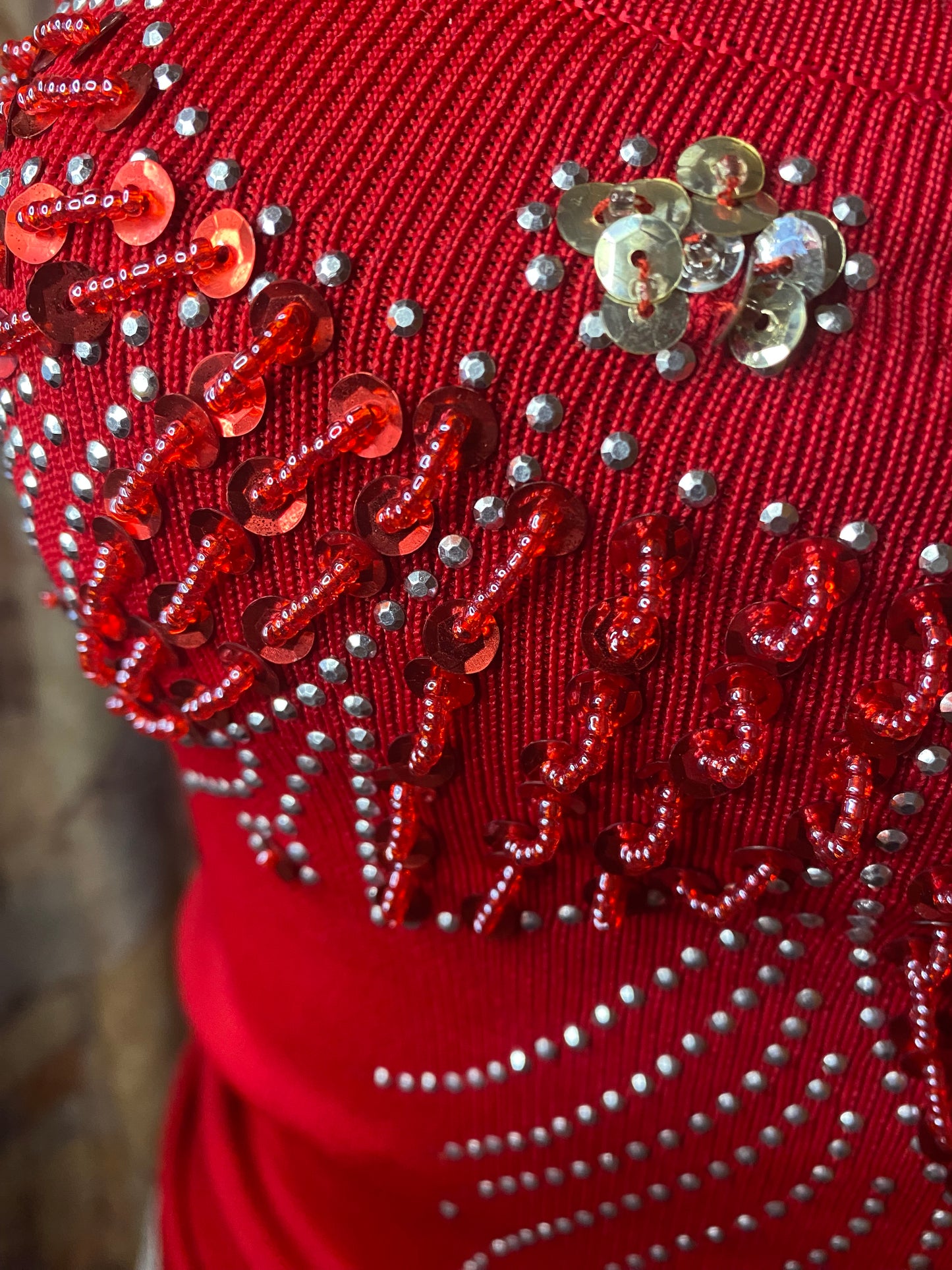 Vintage embellished top