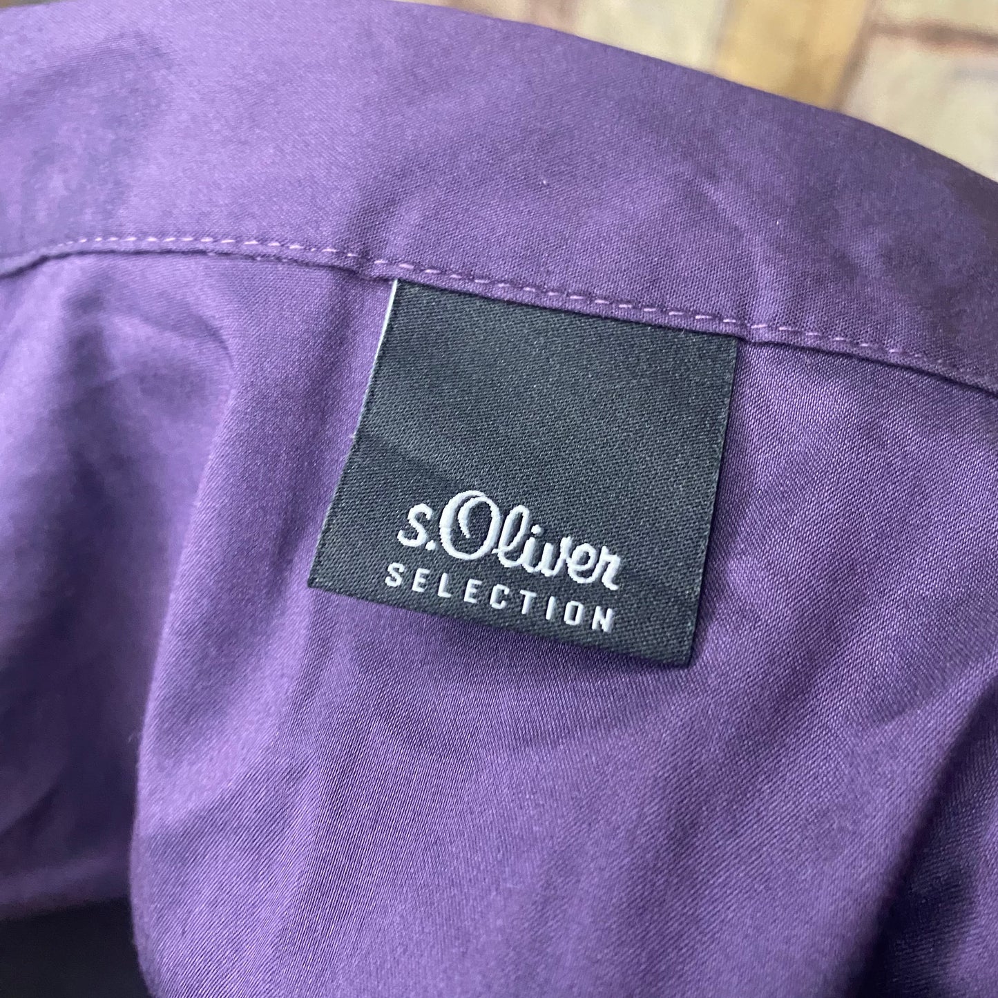 S.Oliver purple shirt