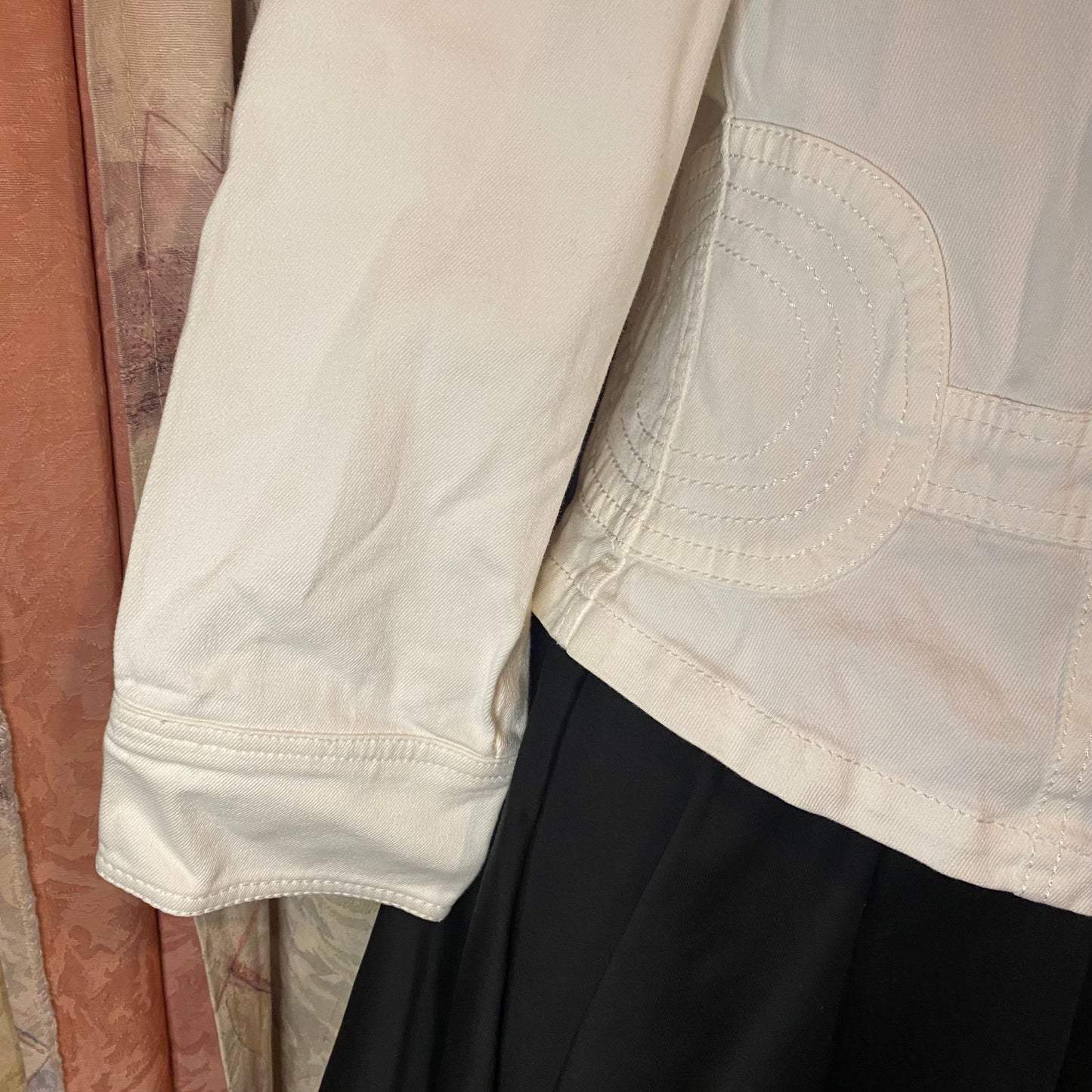 Armani Jeans authentic white jean jacket