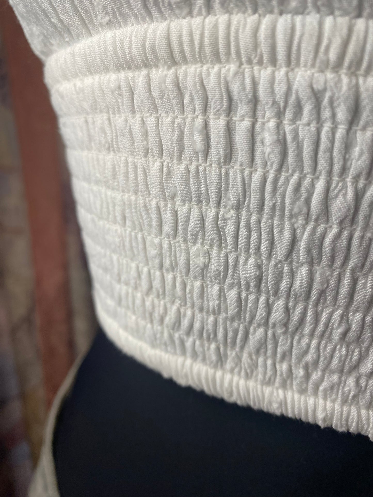 Adorable white crop top