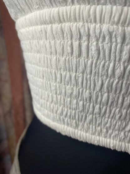 Adorable white crop top