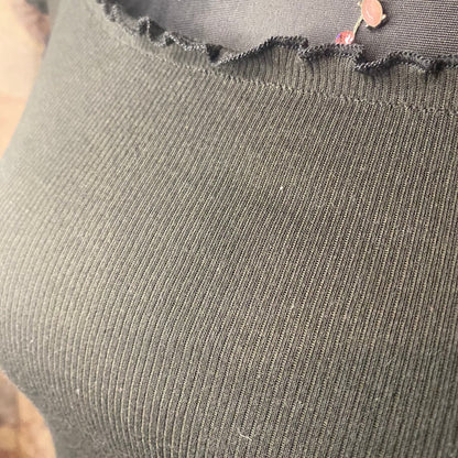 Basic black off-shoulder top